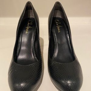 Cole Hann round toe pumps with Nike Air Tech